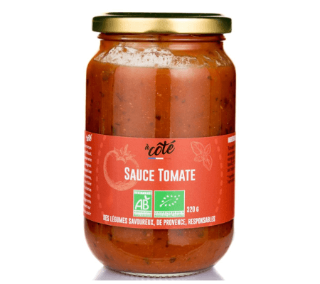 Sauce tomate à l'aubergine et au basilic Bio - A côté - 320g