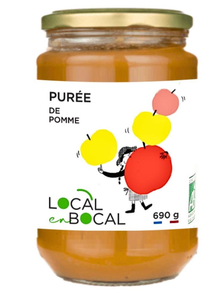 Purée de pomme Bio - Local en Bocal