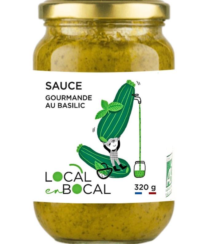 Sauce gourmande au basilic Bio - A côté - 320g