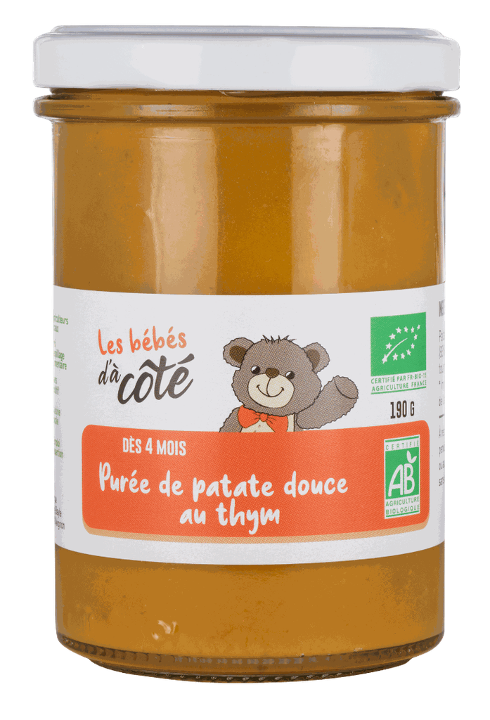 Purée patate douce thym Bio - Les bébés d'à côté - 190g