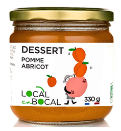 Dessert Pomme Abricot Bio - Local en Bocal - 330g