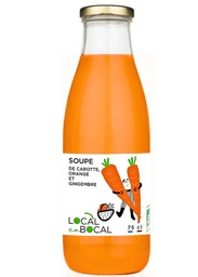 Soupe de carotte orange et gingembre Bio - A côté