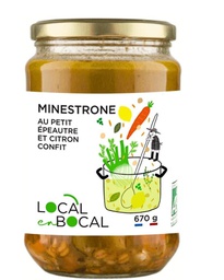 Minestrone petit épeautre et citron confit Bio - Local en Bocal - 670g